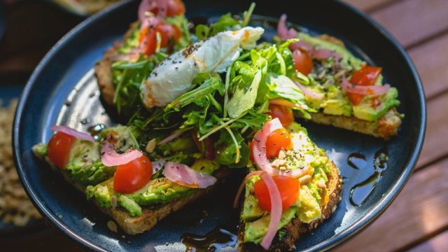 Avocado toast from Lulu’s